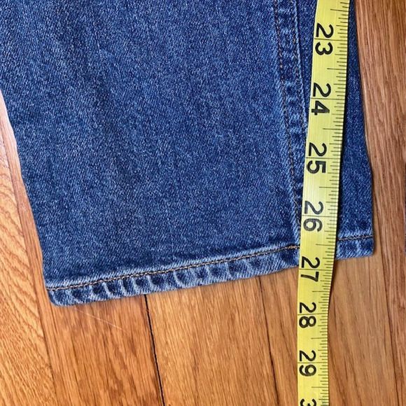 AGOLDE Nico High Rise Jeans Womens 32x27 Subdued Dark Wash Stretch Denim - Picture 7 of 9